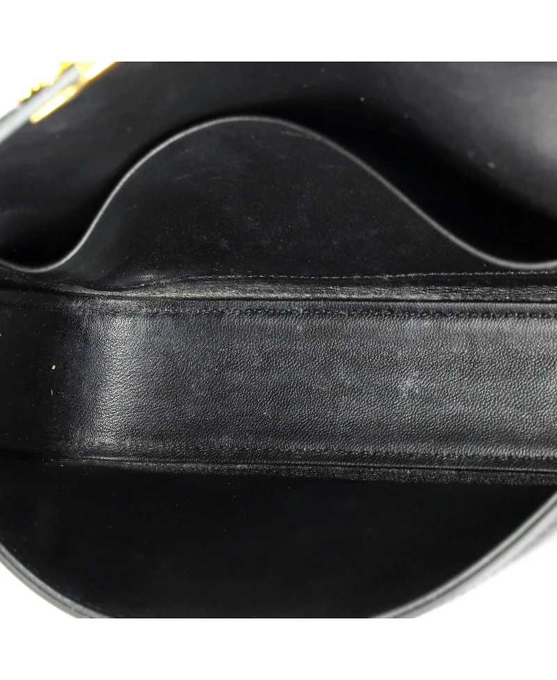 Pre-Owned Celine Triomphe East-West Shoulder Bag Smooth Calfskin