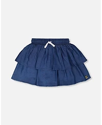 Deux par Deux Little Girls Chambray Skort