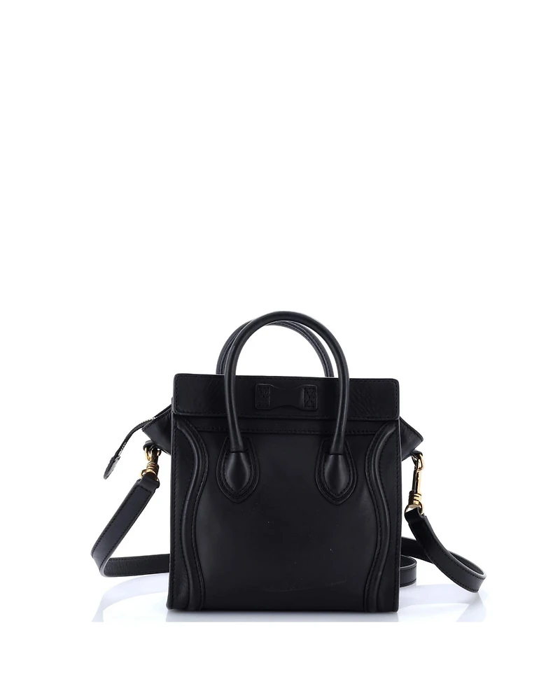 Pre-Owned Celine Nano Luggage Bag Smooth Leather