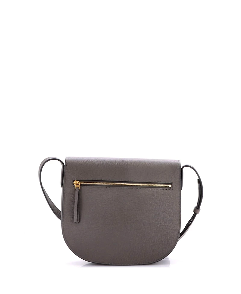 Pre-Owned Celine Medium Trotteur Crossbody Bag Grainy Leather