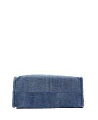 Pre-Owned Celine Large Cabas Thais Tote Denim with Applique