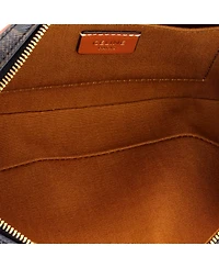 Pre-Owned Celine Small Cuir Triomphe Camera Shoulder Bag Triomphe Coated Canvas with Leather