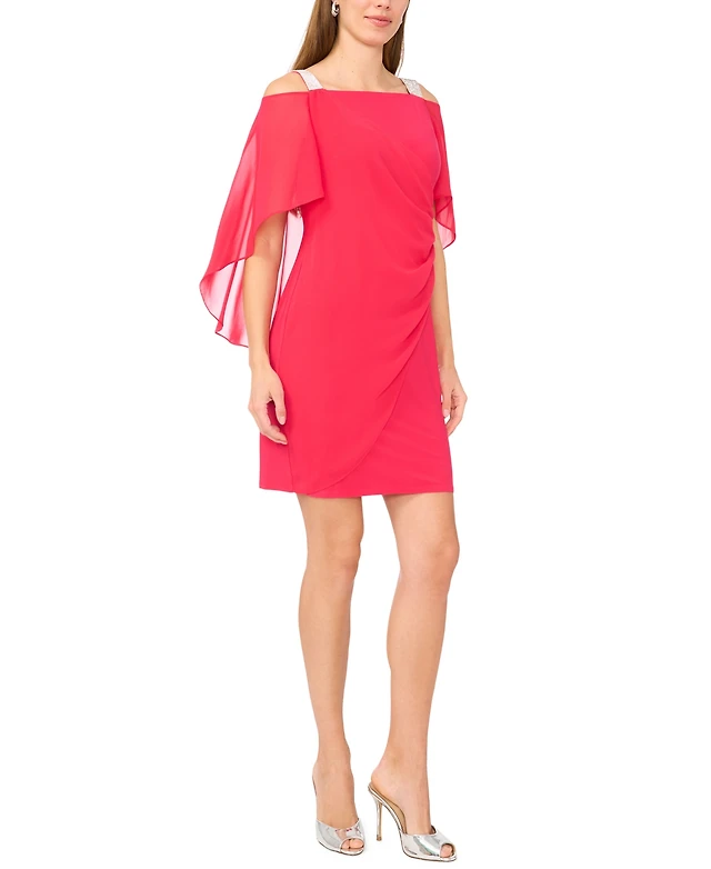 msk beaded-strap capelet-back dress at CoolSprings Galleria in Franklin, TN Youll find versatile wardrobe