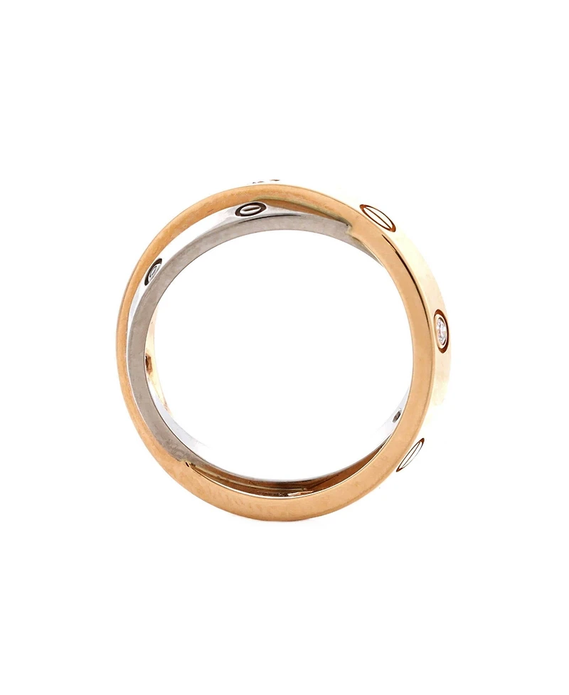 Pre-Owned Cartier Love 6 Diamonds Double Ring