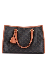 Pre-Owned Celine Mini Horizontal Cabas Tote Triomphe Coated Canvas