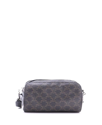 Pre-Owned Celine Medium Roller Messenger Bag Triomphe Coated Canvas