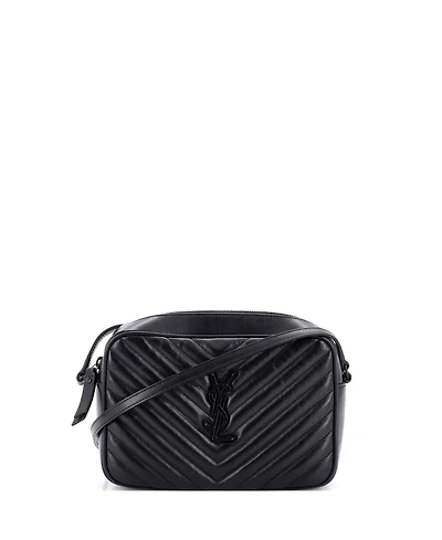 Pre-Owned Saint Laurent Small Lou Camera Bag Matelasse Chevron Leather