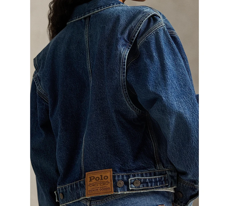 Polo Ralph Lauren Women's Spread Collar Denim Jacket