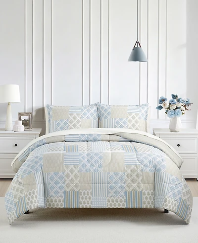 Macy's Patchwork Reversible 3-Pc. Comforter Sets