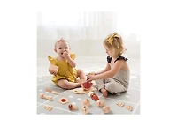 Tiny Land Play Kitchen Accessories – Play Food for Play Kitchen: Wooden Cut and Play Food Toys