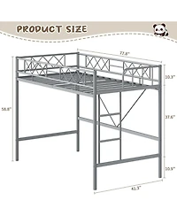 gaomon Twin Xl Velvet Upholstered Bed Frame with Headboard, Platform Bed with Wood Slats Support, No Box Spring, Noise Free