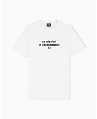 A|X Armani Exchange Men's Short Sleeve Fun Wording T-Shirt