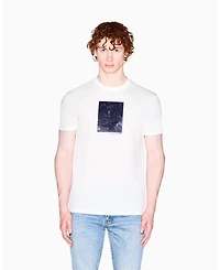 A|X Armani Exchange Men's Short Sleeve Floral Box T-Shirt