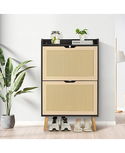 gaomon Ventilated Odor-Resistant Mdf Shoe Cabinet