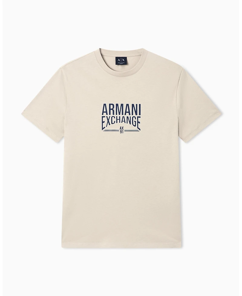 A|X Armani Exchange Men's Short Sleeve Varsity Logo T-Shirt