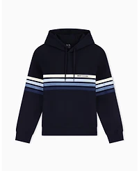 A|X Armani Exchange Men's 4 Stripes Hoodie