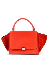 Pre-Owned Celine Medium Trapeze Bag Leather