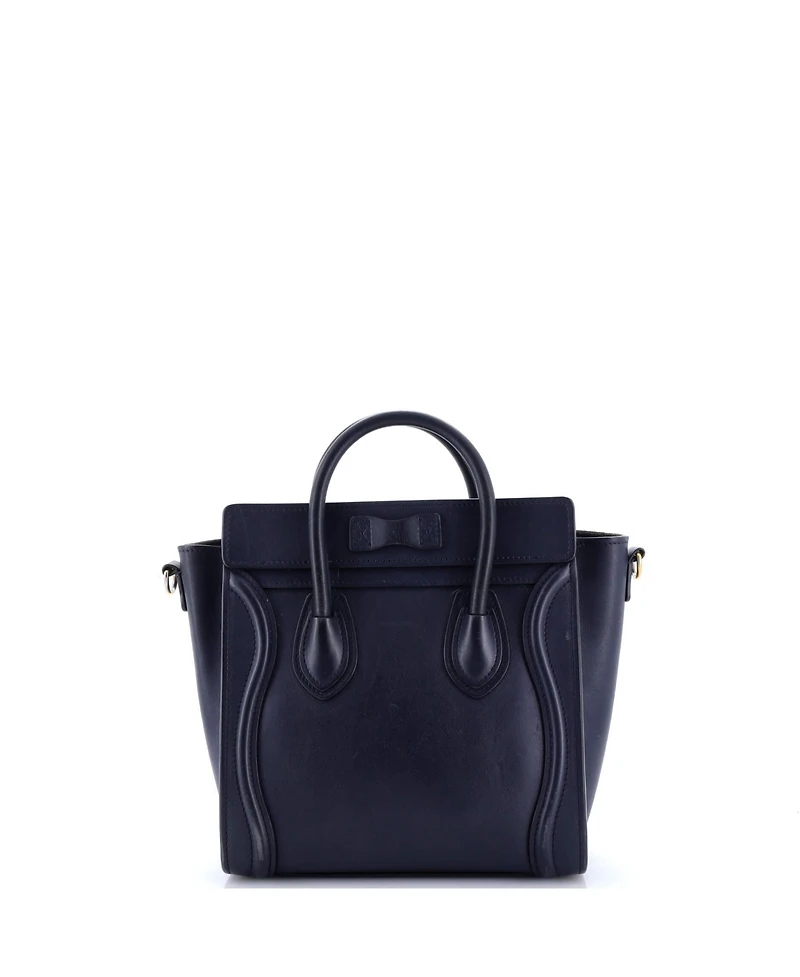 Pre-Owned Celine Nano Luggage Bag Smooth Leather