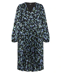 City Chic Plus Finley Pleat Dress