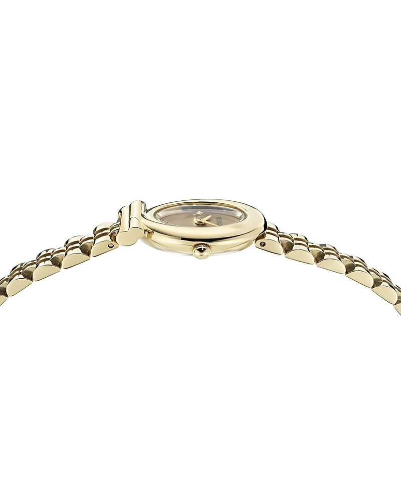 Ferragamo Women's Gold Stainless Steel Bracelet Watch, 23mm
