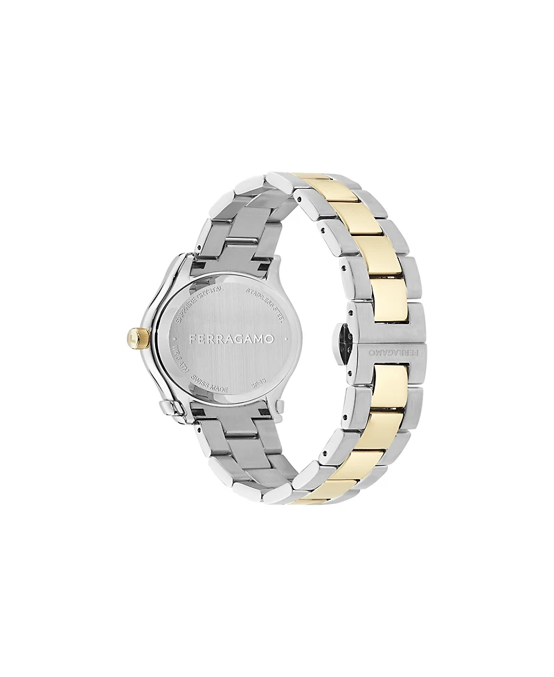 Ferragamo Women's Two-Tone Stainless Steel Bracelet Watch, 33mm