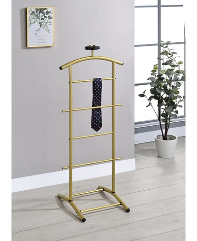 Kings Brand Furniture Metal Suit Valet Stand with Tie Bar, Tray & Trouser Bar – Freestanding Clothes Rack & Jacket Hanger – Clothing Org