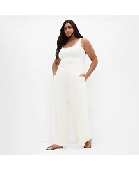 City Chic Women's Plus Abbie Linen Pant