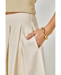 endless rose Women's Long Pleated Skirt