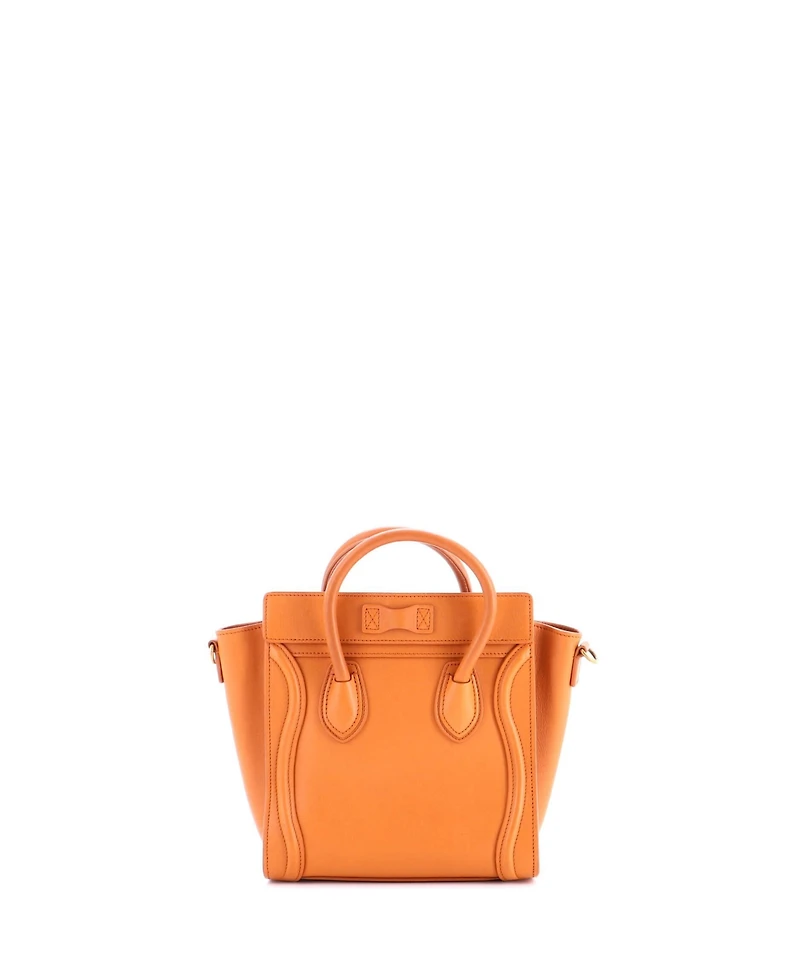 Pre-Owned Celine Nano Luggage Bag Smooth Leather