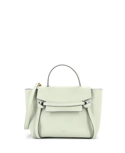 Pre-Owned Celine Micro Belt Bag Textured Leather