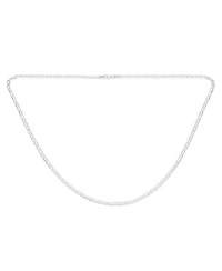 Bling Jewelry Solid Heavy .925 Sterling Silver 6MM Marina Anchor Nautical Mariner Chain Link Necklace Made Italy 24 Inch