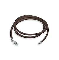 Bling Jewelry 1MM Satin Silk Cord Chain Necklace Sterling Silver Lobster Clasp Various Length