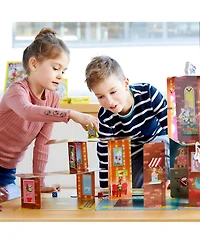 Haba Rhino Hero Super Battle - Exciting 3D Stacking Board Game for Kids and Adults, Fun Family Games, Stacking Card Games for Kids, Made in Germany