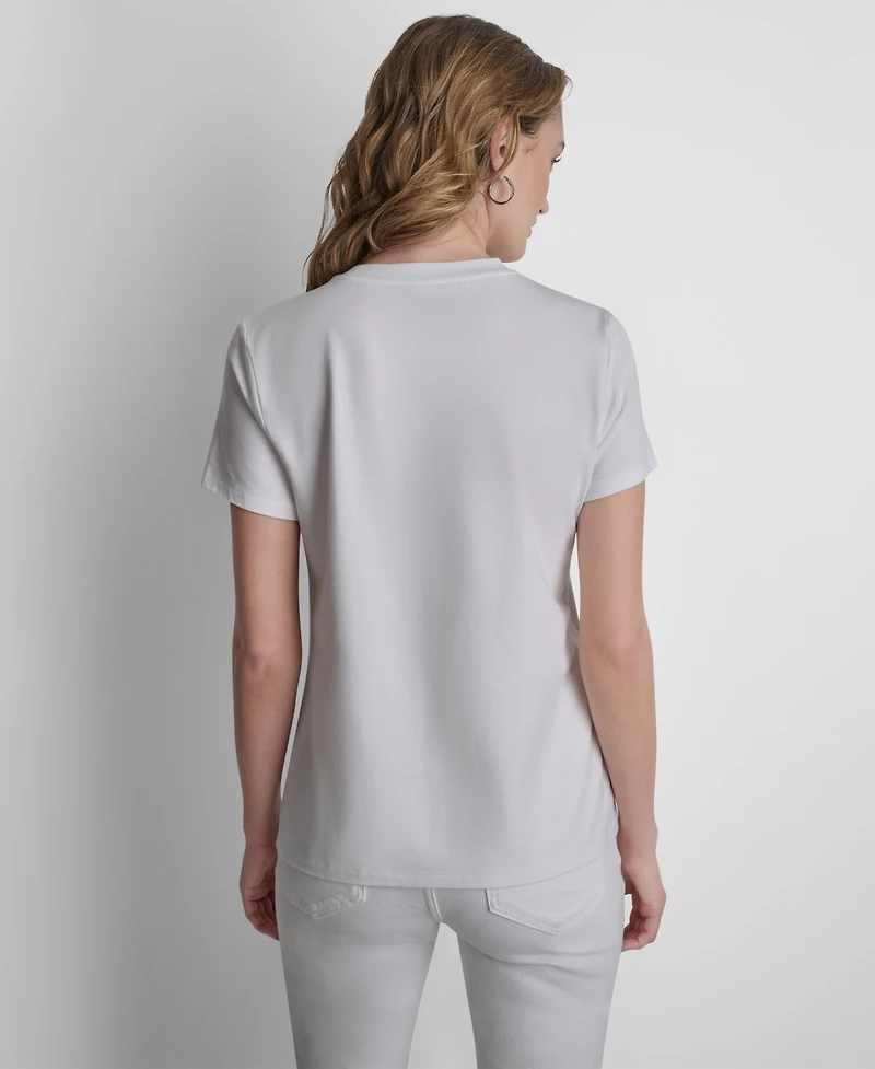 Dkny Women's Short-Sleeve Graphic T-Shirt