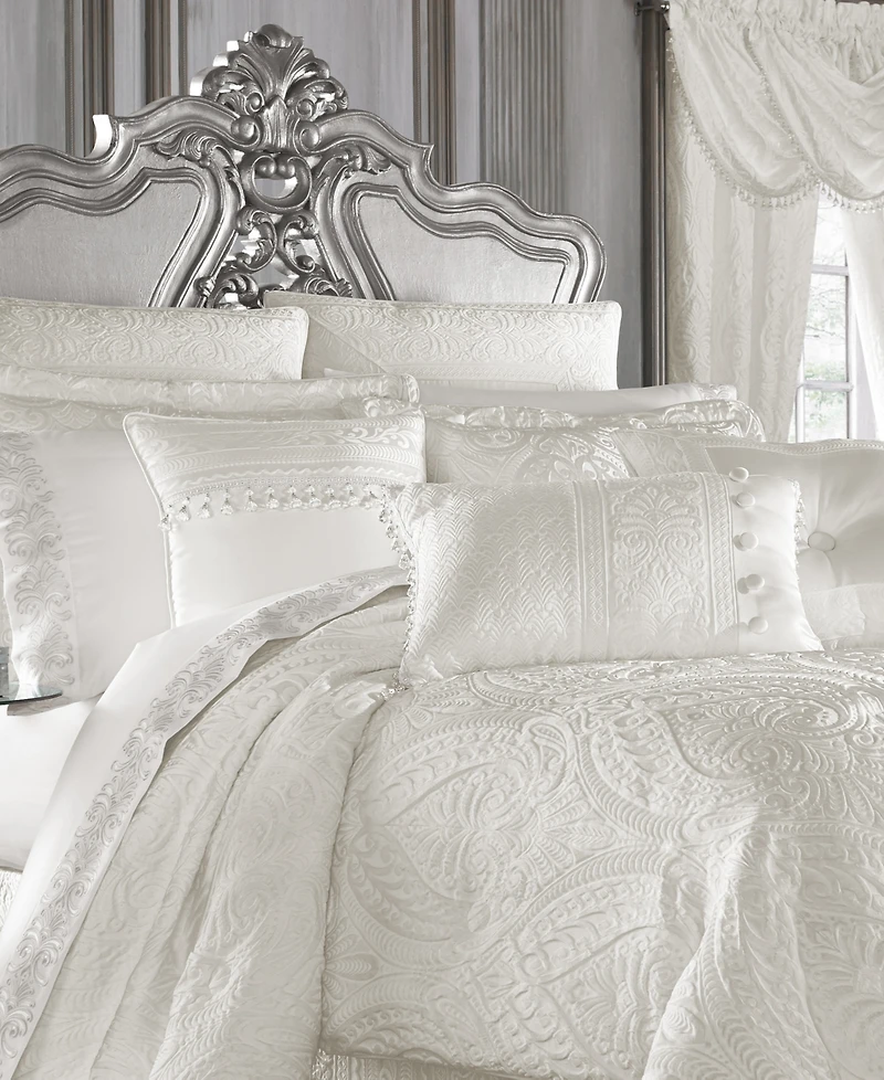 J Queen New York Bianco Sham, European