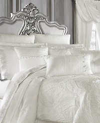 J Queen New York Bianco Sham, European