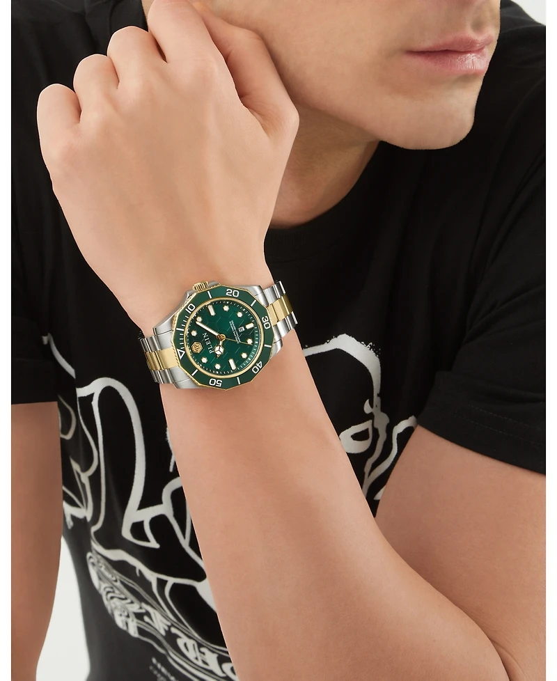 Philipp Plein Men's Aquastorm Two-Tone Stainless Steel Bracelet Watch, 44mm