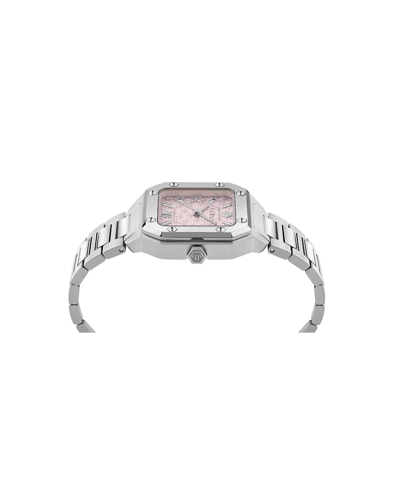 Philipp Plein Women's Plein Edge Silver Stainless Steel Bracelet Watch, 34mm