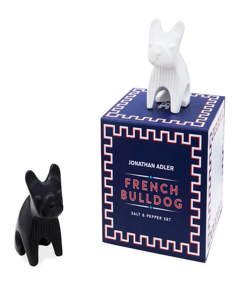 Jonathan Adler French Bulldog Salt & Pepper Shakers, Set of 2