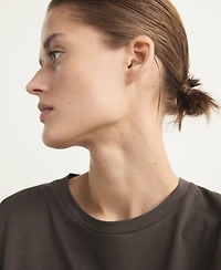 Mango Women's Cotton Two-Piece Short-Sleeved Pajamas