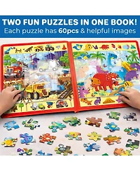 Quokka Magnetic Puzzles for Toddlers 3-5 – Search and Find 2 Pack, 60 Pieces Each