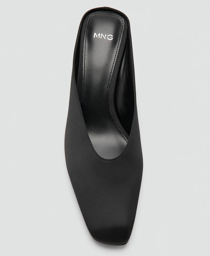 Mango Women's Square Toe Wedge Shoes