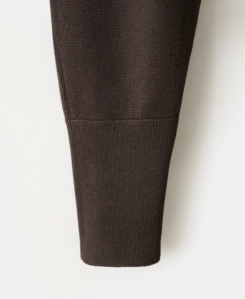 Mango Women's Fine-Knit Flared Dress