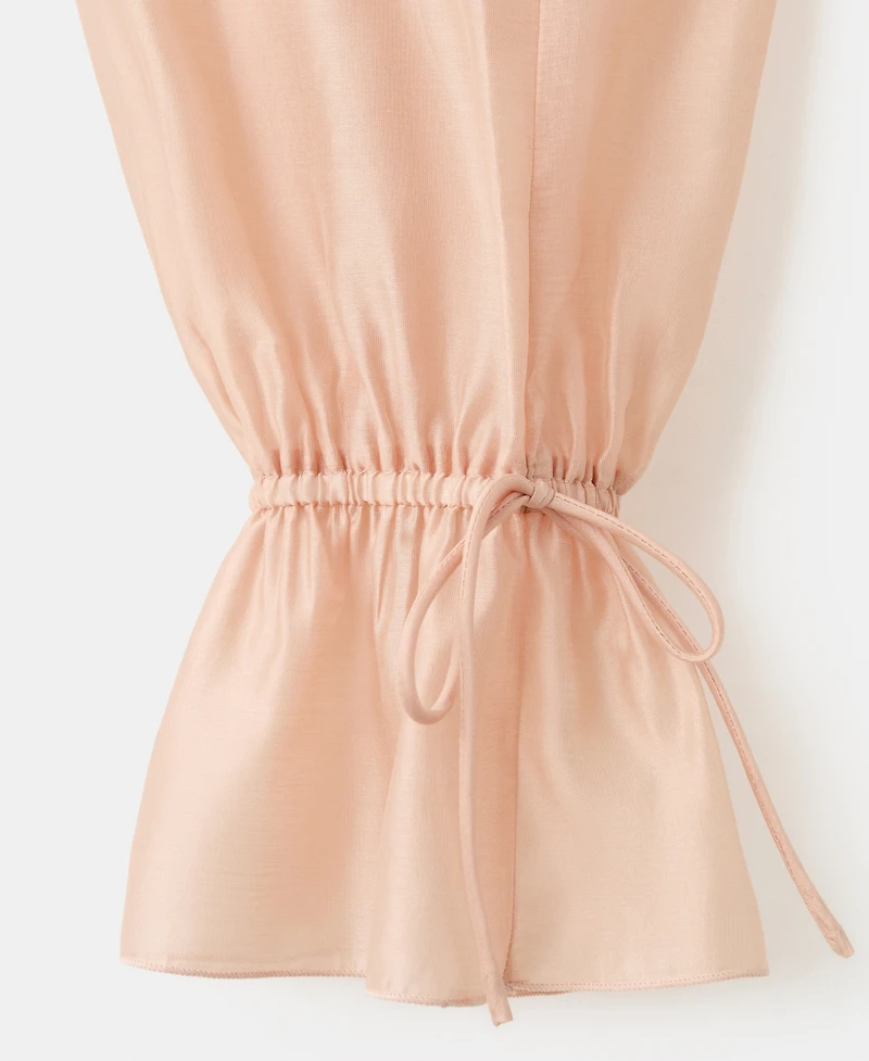 Mango Women's Ruffled Lyocell Blouse