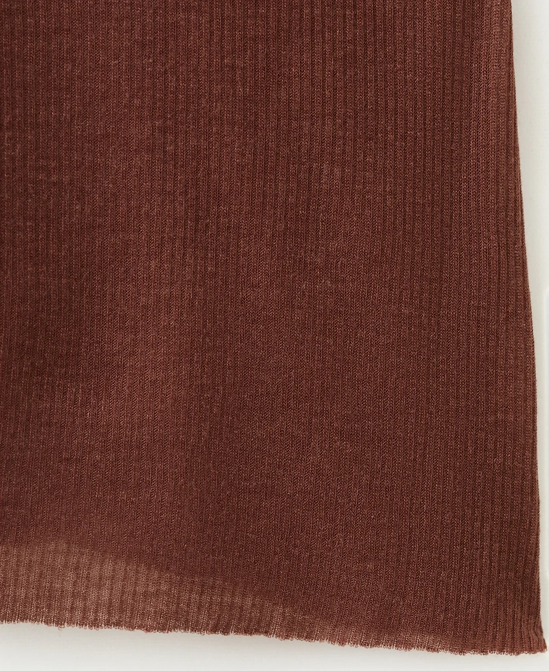 Mango Women's Seamless Lyocell Wool Top