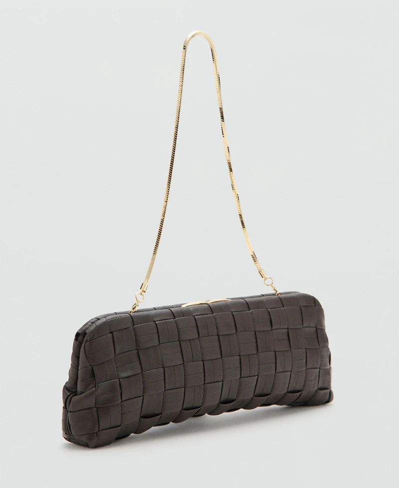 Mango Women's Braided Handbag