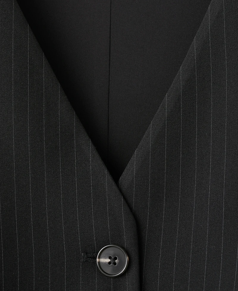 Mango Women's Pinstripe Suit-Style Jumpsuit