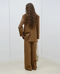 Mango Women's Pinstripe Suit Blazer