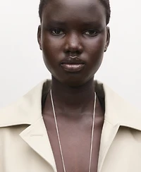 Mango Women's Cotton Pockets Trench Coat