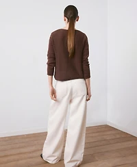 Mango Women's Long-Sleeve Knitted Sweater